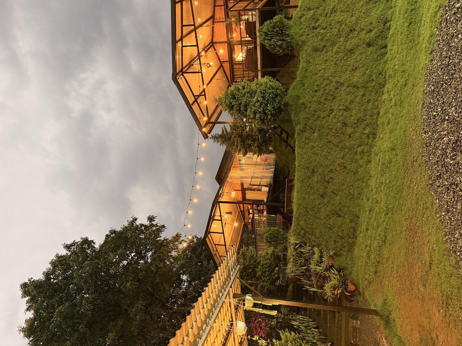Evenings at the villa